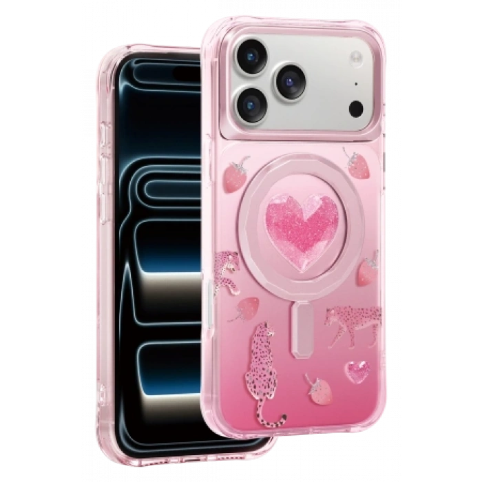 Keephone Apple iPhone 18 Pro/17 Pro Peachy Magsafe Kapak - Mor