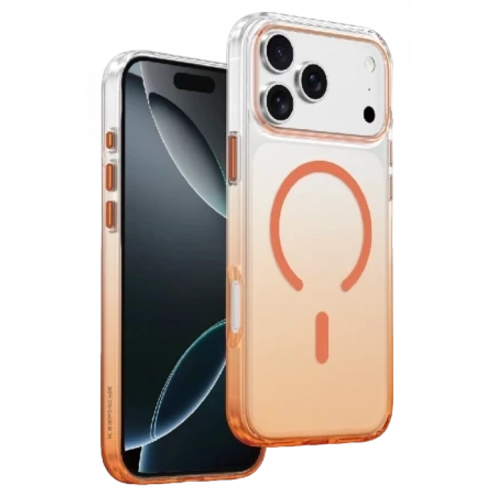 Keephone Apple iPhone 18 Pro Max/17 Pro Max Aurora Pro Magsafe Kılıf - Turuncu