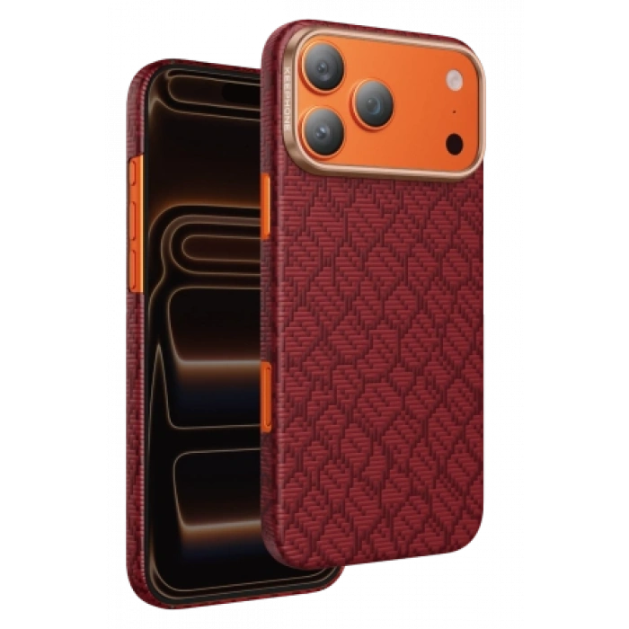 Keephone Apple iPhone 18 Pro Max/17 Pro Max Drakon Aramid Magsafe Kapak - Siyah