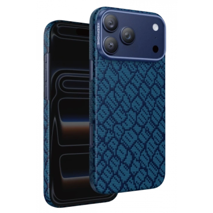Keephone Apple iPhone 18 Pro Max/17 Pro Max Drakon Aramid Magsafe Kapak - Siyah