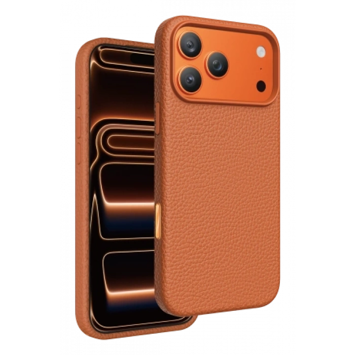 Keephone Apple iPhone 18 Pro Max/17 Pro Max Lycucci Deri Manyetik Kapak - Siyah