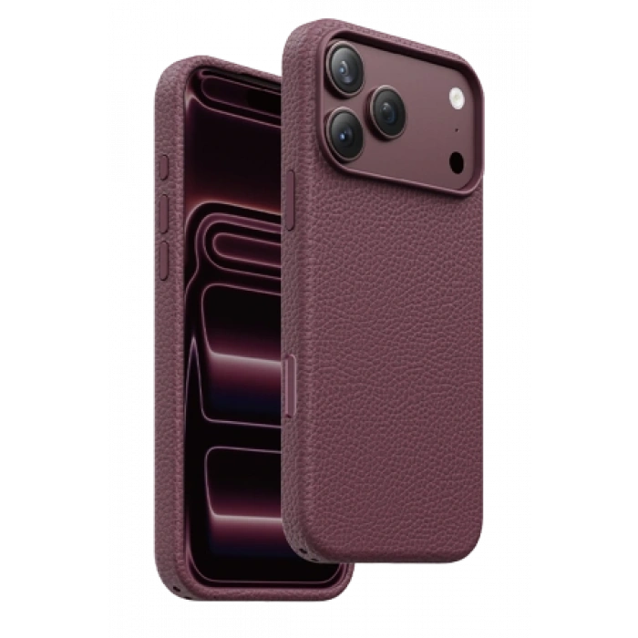 Keephone Apple iPhone 18 Pro Max/17 Pro Max Lycucci Deri Manyetik Kapak - Siyah