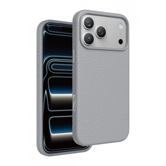 Keephone Apple iPhone 18 Pro Max/17 Pro Max Lycucci Deri Manyetik Kapak - Turuncu