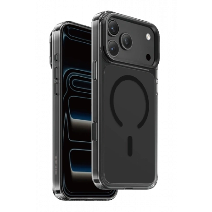 Keephone Apple iPhone 18 Pro Max/17 Pro Max Magicam Standlı Magsafe Kapak - Şeffaf