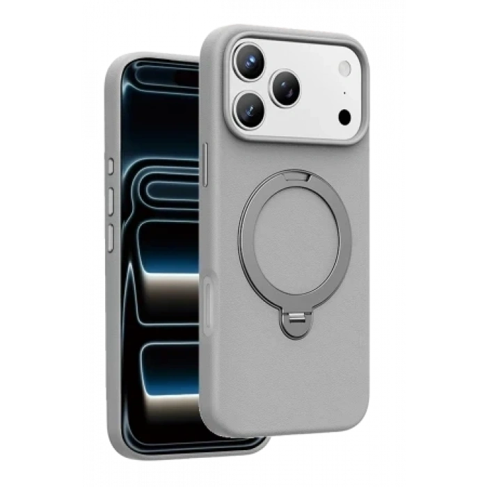 Keephone Apple iPhone 18 Pro Max/17 Pro Max Mehold Standlı Magsafe Kapak - Bordo