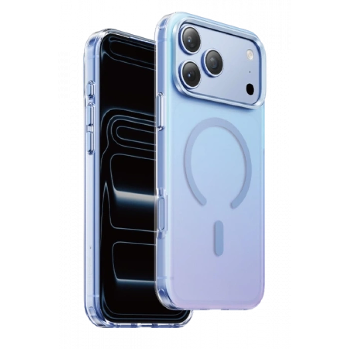 Keephone Apple iPhone 18 Pro Max/17 Pro Max Rainbow Magsafe Kapak - Mavi