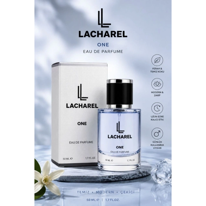 LACHAREL Icon ve Aura 2li Erkek Parfüm Seti Eau De Parfum 2x50 ML