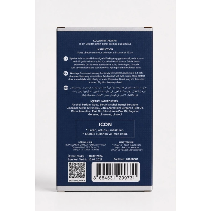 LACHAREL Icon ve Aura 2li Erkek Parfüm Seti Eau De Parfum 2x50 ML