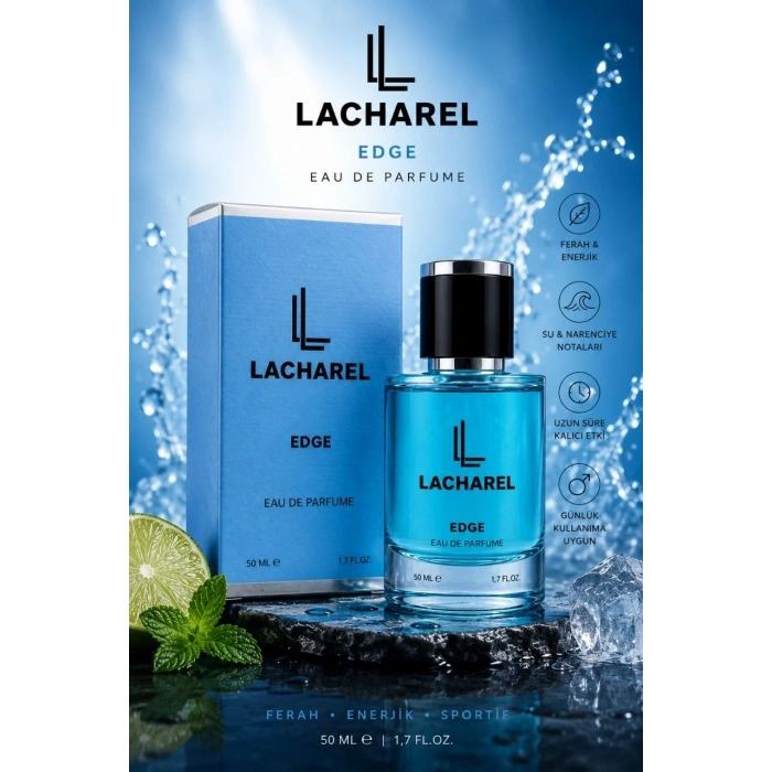 LACHAREL Icon ve Edge 2li Erkek Parfüm Seti Eau De Parfum 2x50 ML