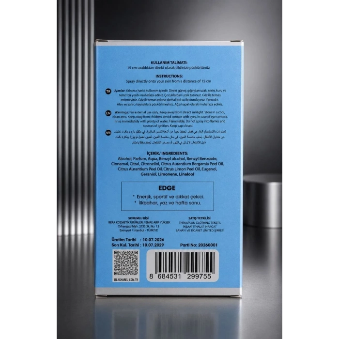LACHAREL Icon ve Edge 2li Erkek Parfüm Seti Eau De Parfum 2x50 ML