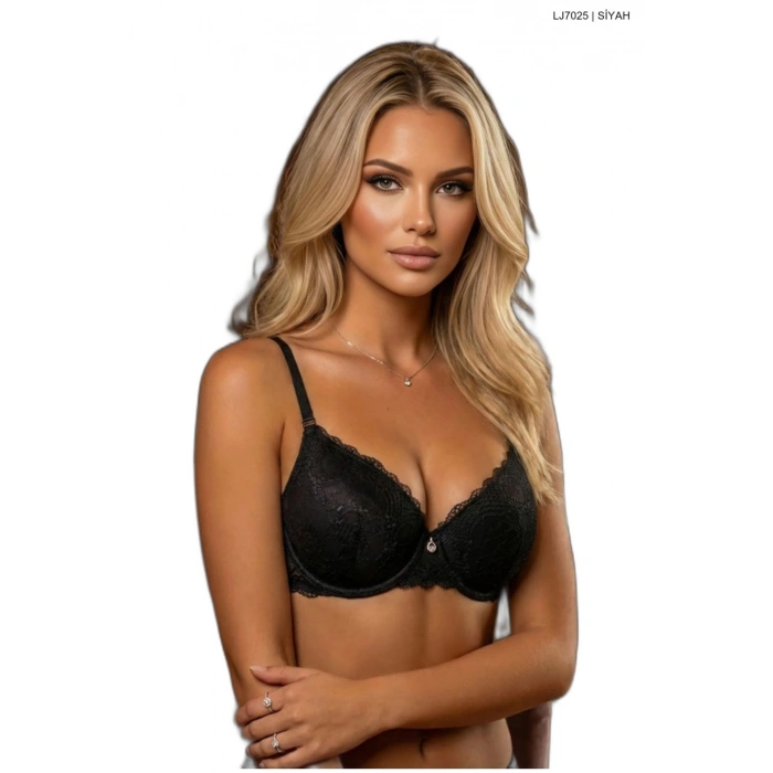 Le Jardin 7025 Kadın Dantelli Push Up Sütyen