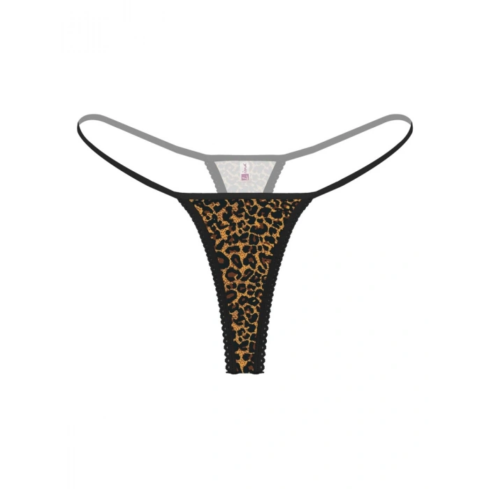 Leopar Desenli Kadın Fantezi String