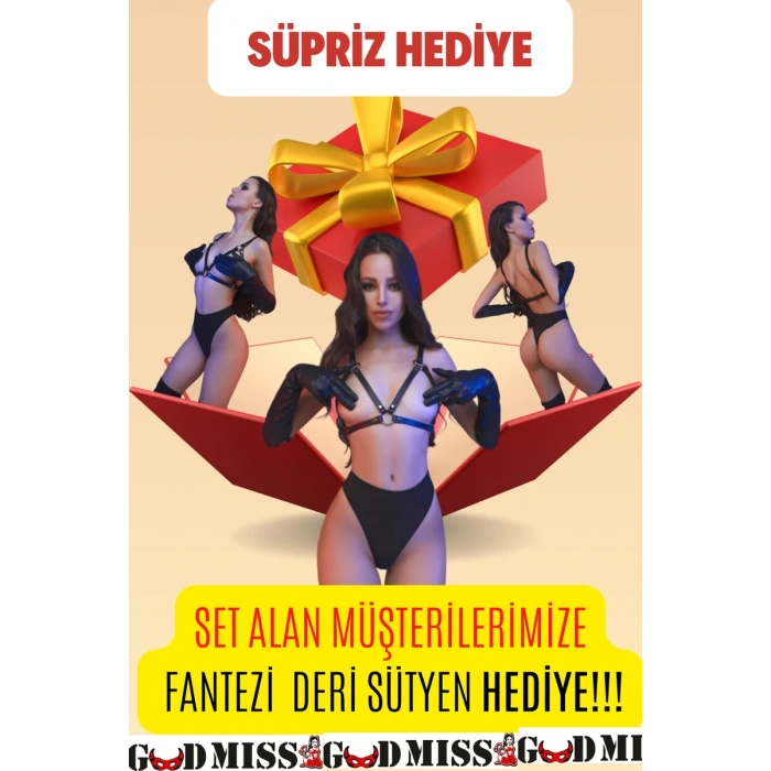 Maskeli Fantezi Set (7 Parçalı)