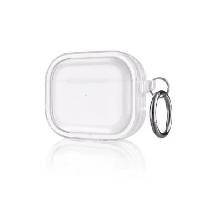Movenchy Apple Airpods Pro 2 (2.nesil) Shiny Şeffaf Kılıf - Mor