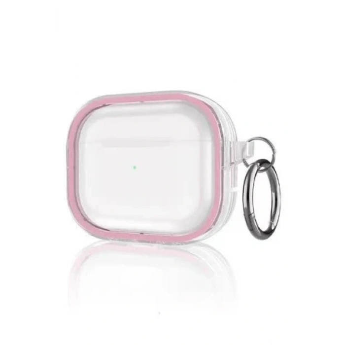 Movenchy Apple Airpods Pro 2 (2.nesil) Shiny Şeffaf Kılıf - Mor