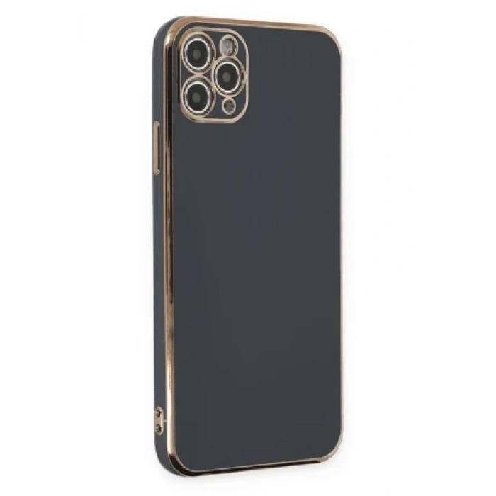 Newface Apple iPhone 11 Pro Max Kılıf Volet Silikon - Mor