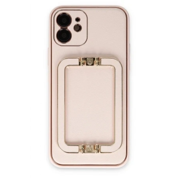 Newface Apple iPhone 12 Kılıf Coco Elit Kapak - Mavi