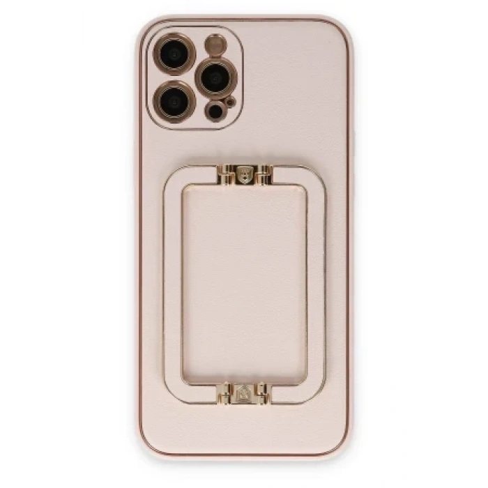 Newface Apple iPhone 12 Pro Kılıf Coco Elit Kapak - Mavi