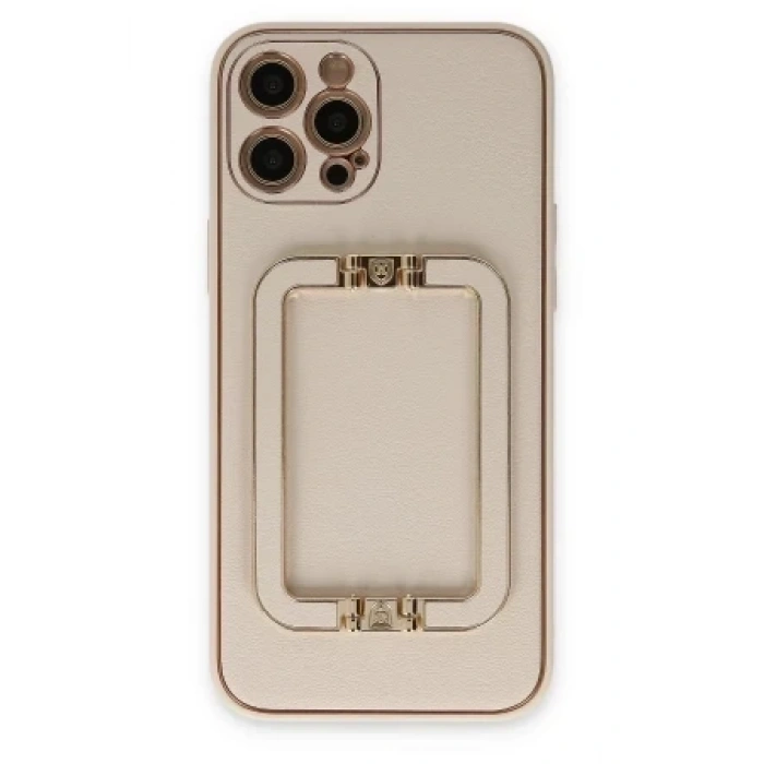 Newface Apple iPhone 12 Pro Kılıf Coco Elit Kapak - Pembe