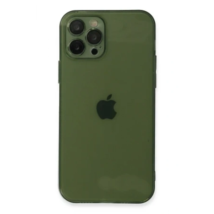 Newface Apple iPhone 12 Pro Max Kılıf Fly Lens Silikon - Şeffaf
