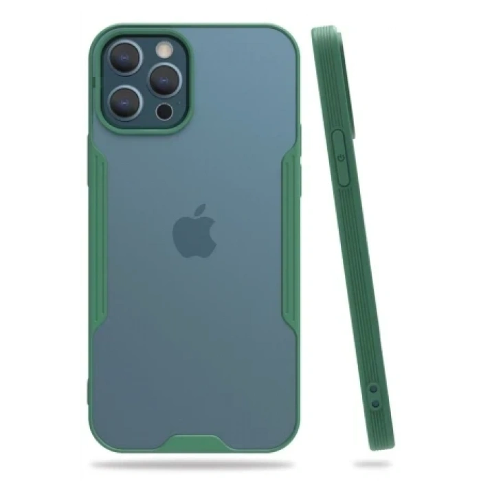 Newface Apple iPhone 12 Pro Max Kılıf Platin Silikon - Pembe
