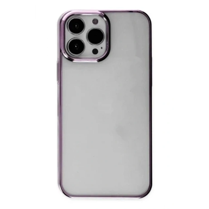 Newface Apple iPhone 14 Pro Kılıf Element Silikon - Gümüş