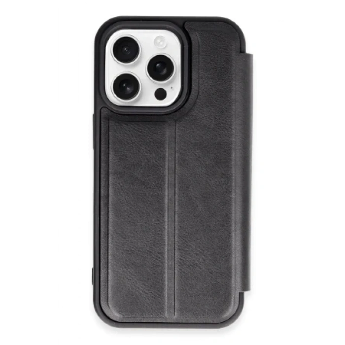 Newface Apple iPhone 14 Pro Kılıf Flip Cover - Taba