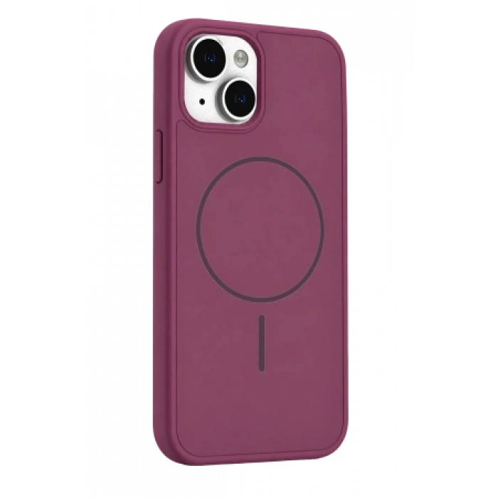 Newface Apple iPhone 15 Azus Magsafe Kapak - Pembe