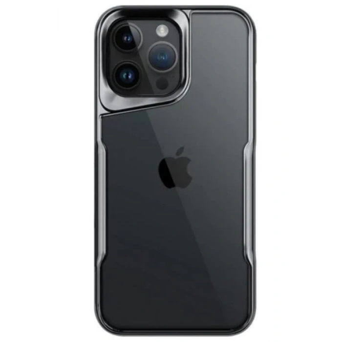 Newface Apple iPhone 15 Pro Max Kılıf Boyi Silikon Kapak - Siyah