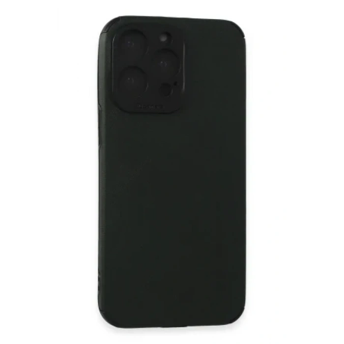 Newface Apple iPhone 15 Pro Max Kılıf Loop Deri Silikon - Kırmızı