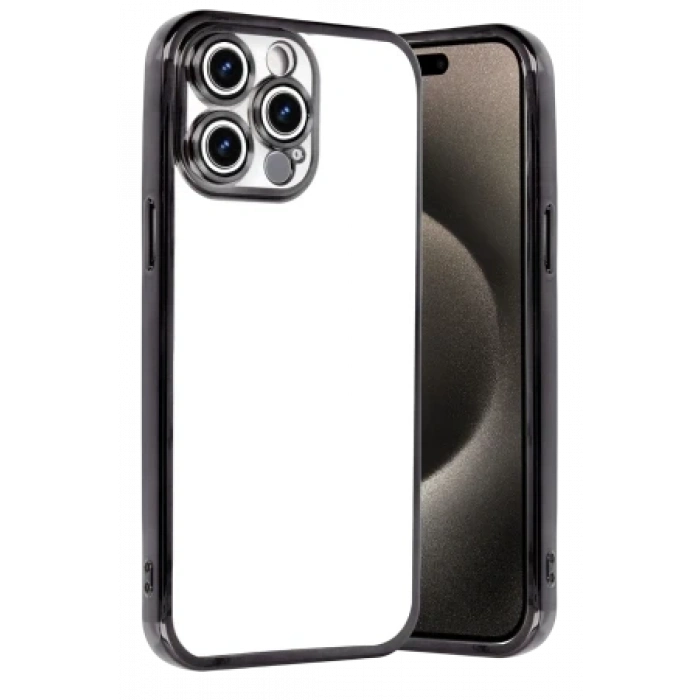 Newface Apple iPhone 15 Pro Max Razer Lensli Silikon - Mor