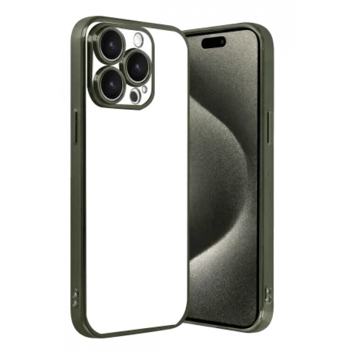 Newface Apple iPhone 15 Pro Max Razer Lensli Silikon - Mor