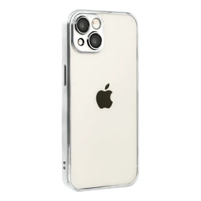 Newface Apple iPhone 15 Razer Lensli Silikon - Mor