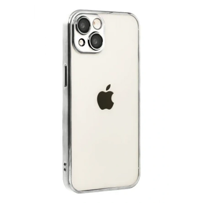 Newface Apple iPhone 15 Razer Lensli Silikon - Mor