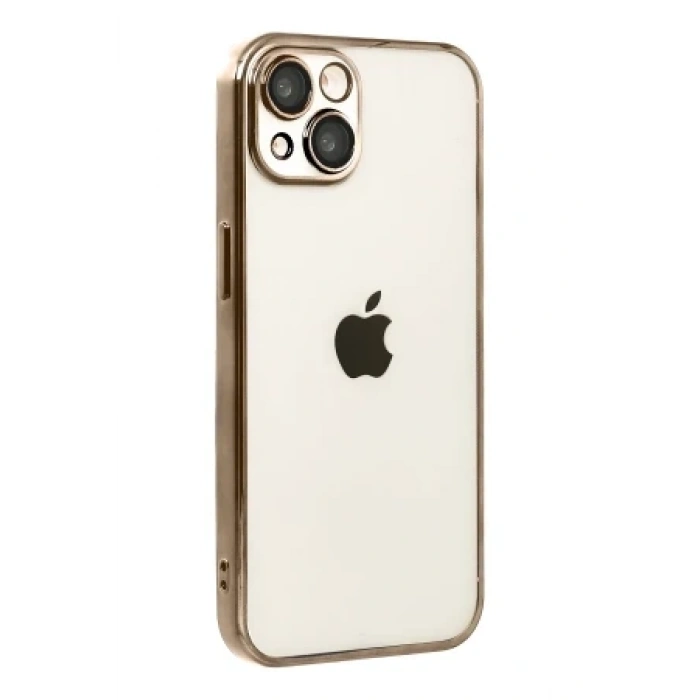 Newface Apple iPhone 15 Razer Lensli Silikon - Mor