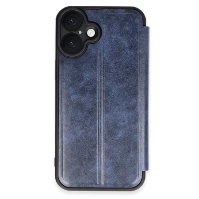 Newface Apple iPhone 16 Plus Kılıf Flip Cover - Taba