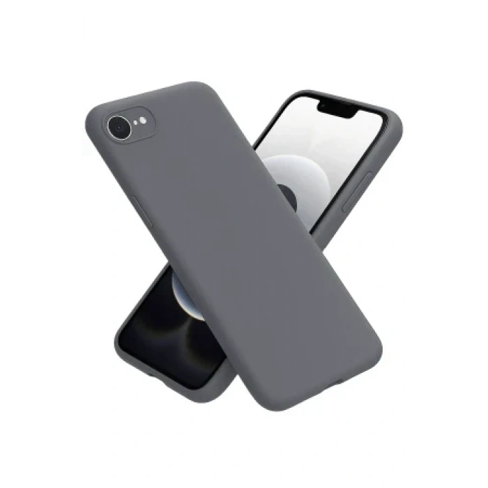 Newface Apple iPhone 16E Kılıf First Silikon - Mavi