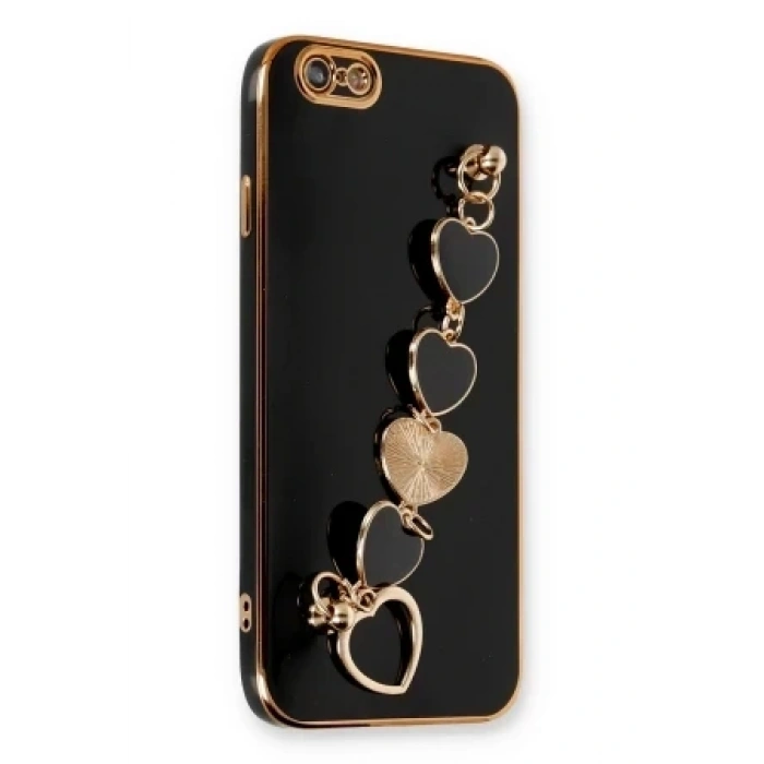 Newface Apple iPhone 6 Kılıf Esila Silikon - Pudra