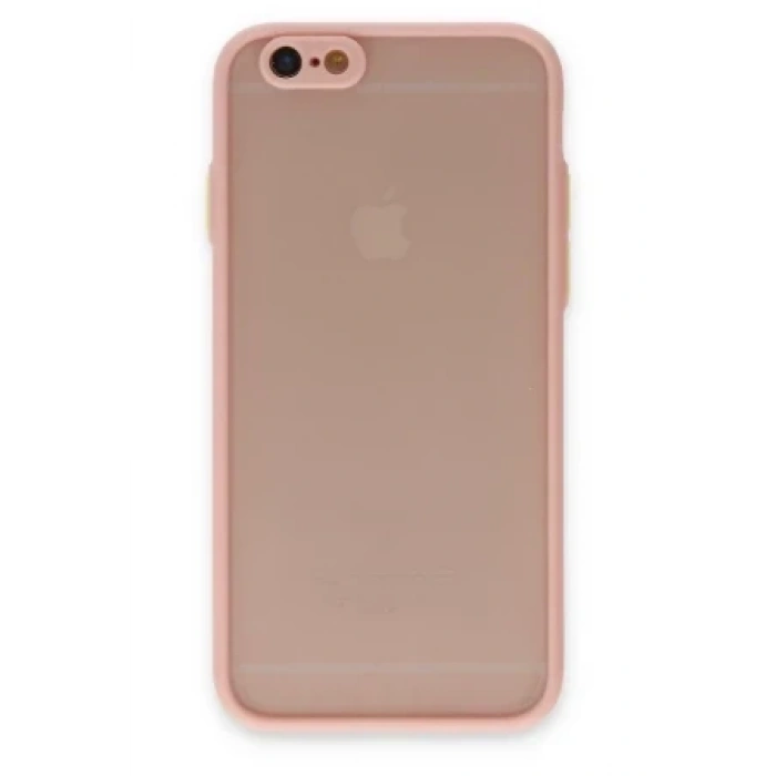 Newface Apple iPhone 6 Kılıf Montreal Silikon Kapak - Kırmızı
