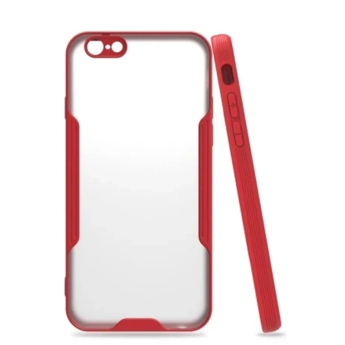 Newface Apple iPhone 6 Kılıf Platin Silikon - Sarı