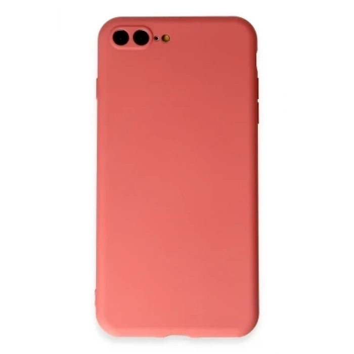 Newface Apple iPhone 7 Plus Kılıf First Silikon - Kiremit