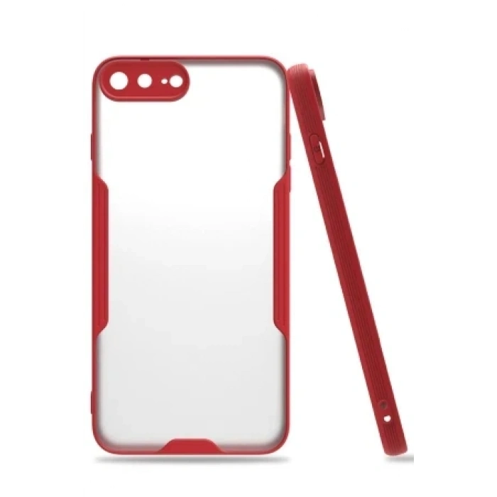Newface Apple iPhone 7 Plus Kılıf Platin Silikon - Sarı