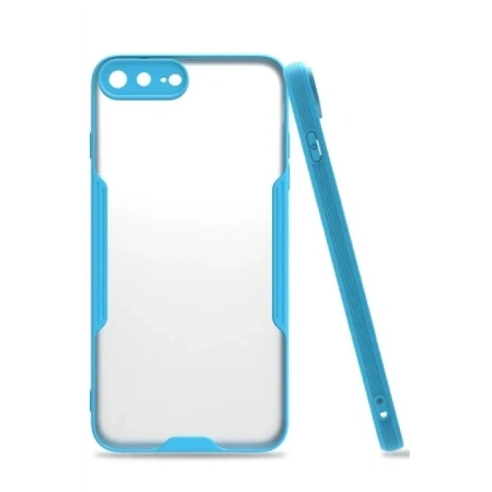 Newface Apple iPhone 7 Plus Kılıf Platin Silikon - Sarı