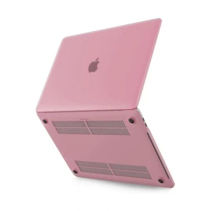 Newface Apple Macbook Pro 13 2021 Macbook Buzlu Kapak - Pembe