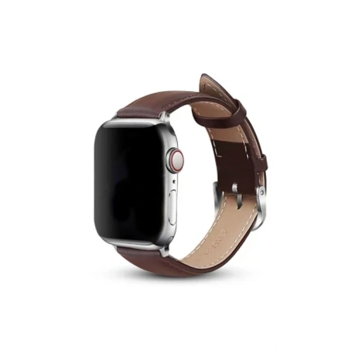 Newface Apple Watch 42mm NL26 Deri Kordon - Taba