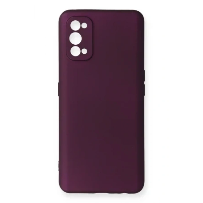 Newface Realme 7 Pro Kılıf First Silikon - Mürdüm