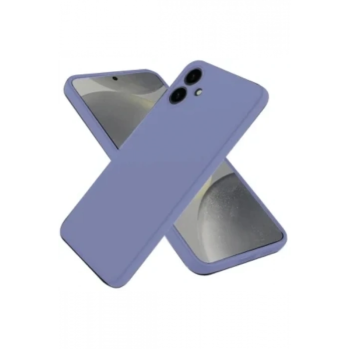 Newface Samsung Galaxy A06 Kılıf First Silikon - Gri