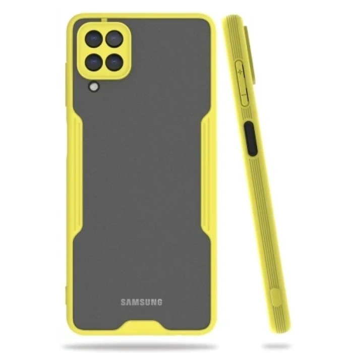 Newface Samsung Galaxy A22 Kılıf Platin Silikon - Pembe