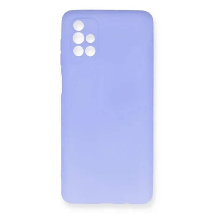 Newface Samsung Galaxy M51 Kılıf First Silikon - Mavi