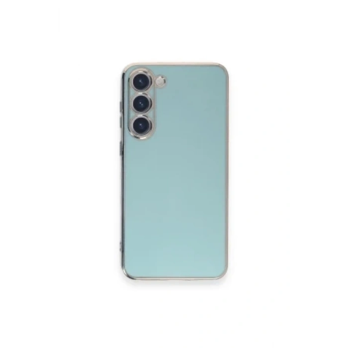 Newface Samsung Galaxy S23 Plus Kılıf Volet Silikon - Mavi